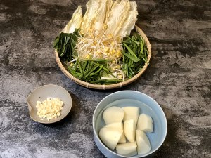 The practice measure of Gamjatang of soup of potato of bone of Korea hot pig 6