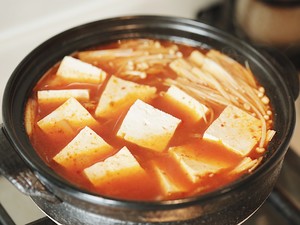 Does rice match absolutely? ? The practice measure that learns the soup of bean curd of hot Chinese cabbage that meets 17
