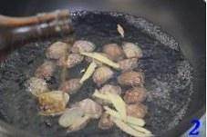 The practice measure of soup of towel gourd beautiful clam 2
