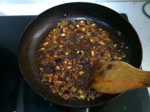 The practice measure of pink of potato of ground meat assorted 2