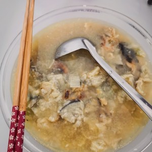 The practice measure of soup of Shandong traditional aubergine 4