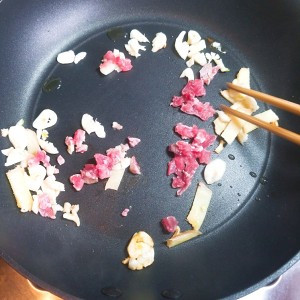 Soup of clam bean curd (reduce weight) practice measure 4