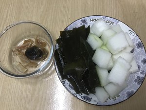 The practice measure of soup of kelp wax gourd 2