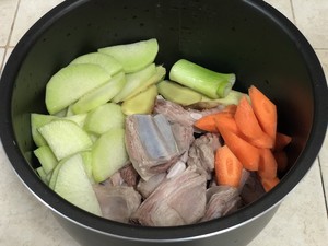 The practice measure of the clear soup mutton chop that stew 6