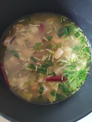The practice measure of soup of bean curd of 3 article fish 3