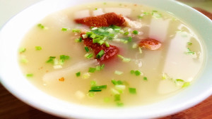 Grandma white duck wears soup (roast duck) practice measure 5