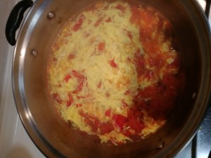 The practice measure of tomato egg soup 5