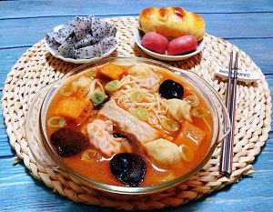The practice measure of soup of a round mass of food of stay of proceedings of tomato acupuncture needle 11