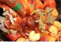 The practice measure of tomato beef soup 3