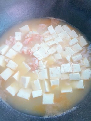 The practice measure of bean curd of bright shrimp of quick worker ～ 5