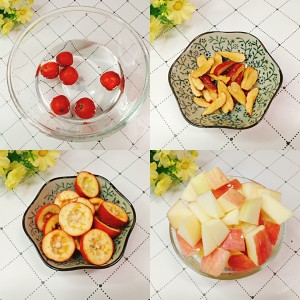 Appetizing and necessary, soup of apple of hawkthorn red jujube, acid is sweet aid digestion! practice measure 1