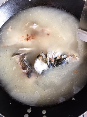 Soup of grandma whitefish head (bright) practice measure 6