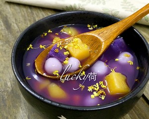 Sweet potato soup (sweet potato is sweet soup) practice measure 7