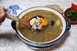The practice measure that arenaceous boiler Qing Dynasty heats up soup of dispel wet chop 4