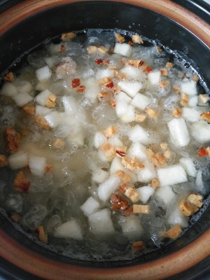雪ナシのトレマーラ6のスープの実習尺度