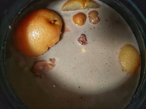 Fig of apricot of snow pear north and south the practice measure of pig bone soup 6