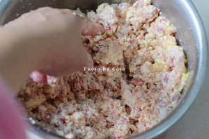 The practice measure of soup of bean curd a round mass of food 5