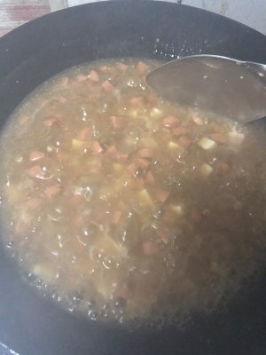  ひき肉豆腐の濃厚スープ8 