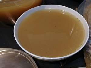 The practice measure of Western-style soup-stock 6