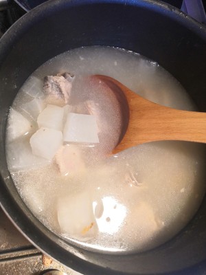 Chop turnip soup (daily) practice measure 3