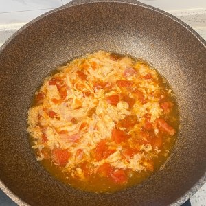 The practice measure of tomato egg soup 9