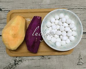 Sweet potato soup (sweet potato is sweet soup) practice measure 1