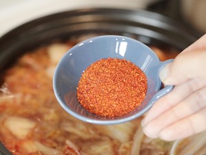 Does rice match absolutely? ? The practice measure that learns the soup of bean curd of hot Chinese cabbage that meets 12