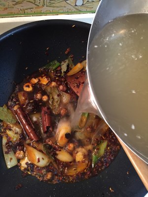 The practice measure that hall Mom teachs you to do chaffy dish of scorpion of red soup sheep 17