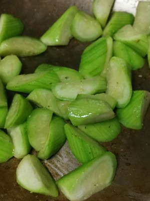 Nutrient towel gourd fries stay of proceedings of bacterium of egg shelled fresh shrimps the 4 practice step that spell soup 5