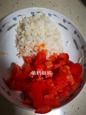 The practice measure of a thick soup of bean curd of egg of 0 failure tomato 4