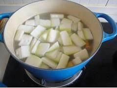 The practice measure of soup of wax gourd chop 5