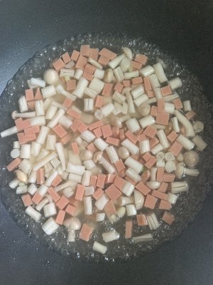 キノコのスープの実習 豆腐細菌6 