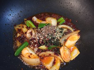 The practice measure that hall Mom teachs you to do chaffy dish of scorpion of red soup sheep 14