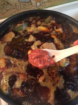 The practice measure that hall Mom teachs you to do chaffy dish of scorpion of red soup sheep 24