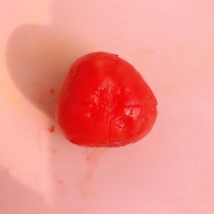 The practice measure of soup of tomato bean curd 1