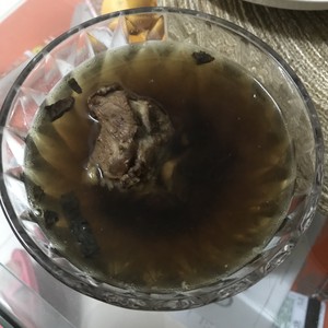 Soup of bone of pig of Ba Ji the bark of eucommia (filling kidney) practice measure 4