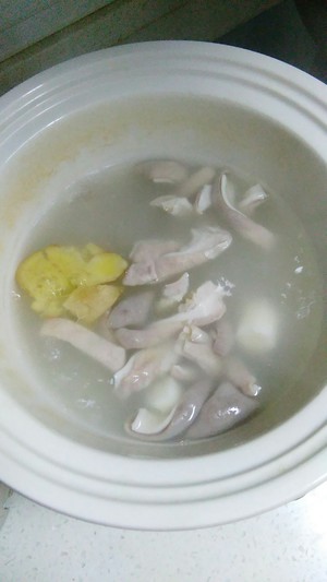 腹、豚の腹部のスープの腹部のチキンスープ、豚（ 豚を含む腹部はメソッドをきれいにします）対策15 