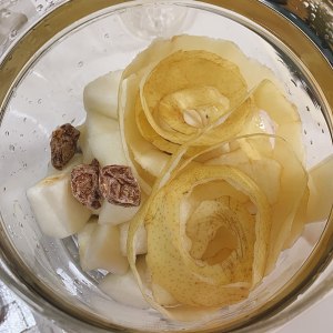 The practice measure of soup of small condole pear 3