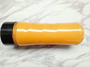 The practice measure of soup of asparagus of pumpkin of low card butter 3
