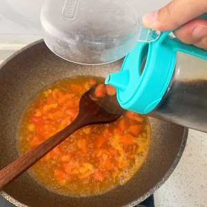 The practice measure of tomato egg soup 8