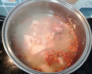 The practice measure of soup of chop of lotus lotus root 5