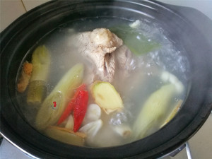 The practice measure of soup of corn turnip ribs of the fan 5