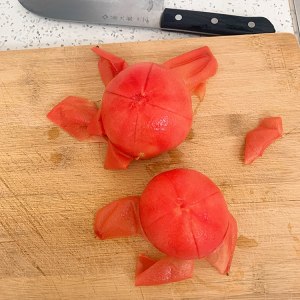 The practice measure of tomato egg soup 2