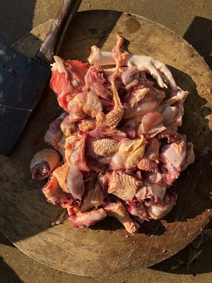 The chicken broth that stew from catch initial practice move 16