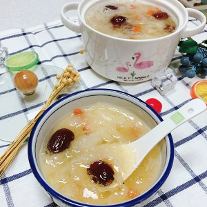 The practice measure that soup of bright tremella red jujube gives gum ten minutes 6