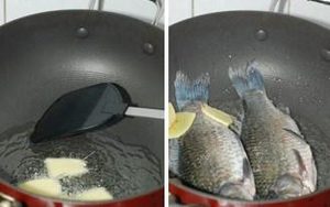 The practice measure of soup of bean curd of crucian carp fish 2