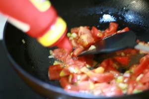 The practice measure of soup of tomato egg a knot in one's heart 4