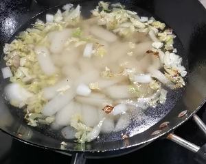 The practice measure of the soup of New Year cake that delicacy must drop wool 3