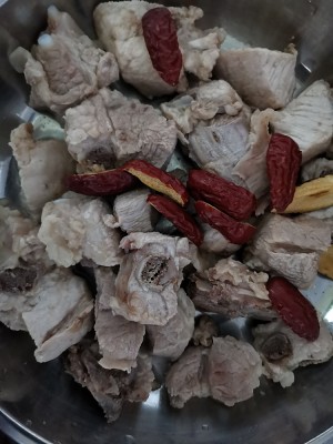The practice measure of the soup of chop of lotus lotus root of division elder sister 3