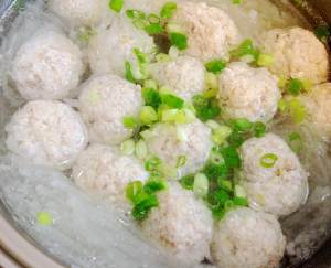 The practice measure of soup of dumpling of white turnip bean curd 6